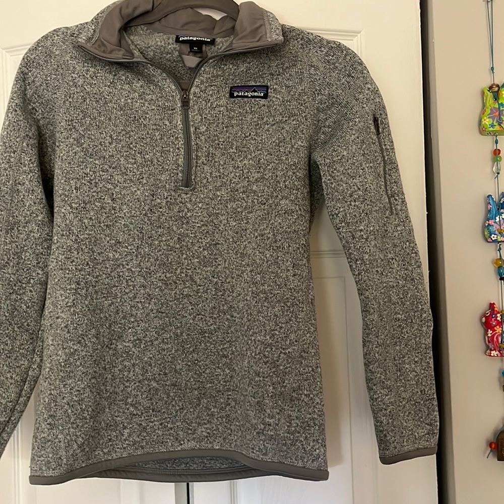 PATAGONIA gray fleece sweater